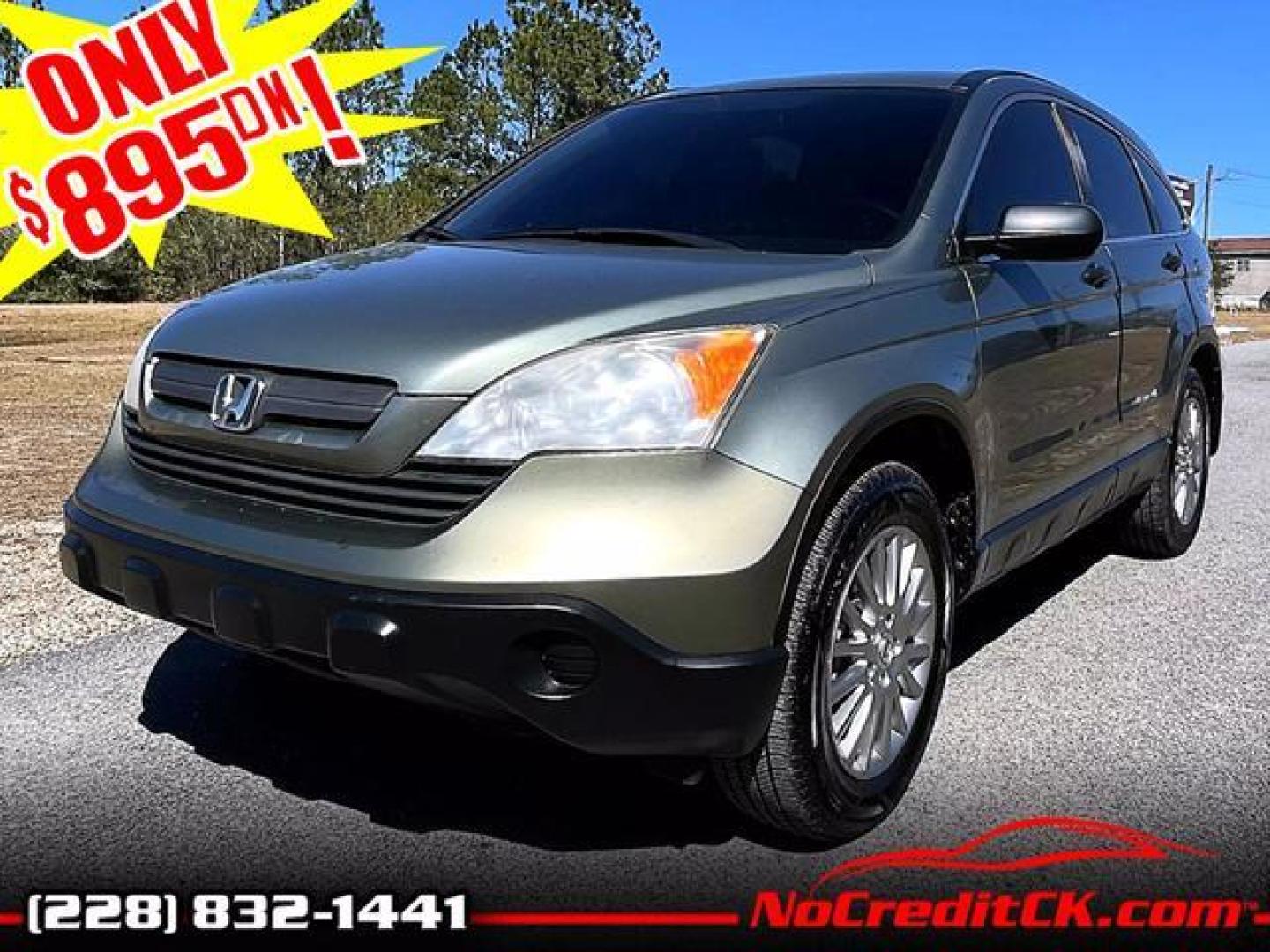 2007 Green Honda CR-V LX Sport Utility 4D (JHLRE38397C) with an 2.4L L4 DOHC 16V engine, Automatic transmission, located at 18001 Kellogg Rd, Saucier, MS, 39574, (228) 832-1441, 139.421463, -76.641457 - Photo#0