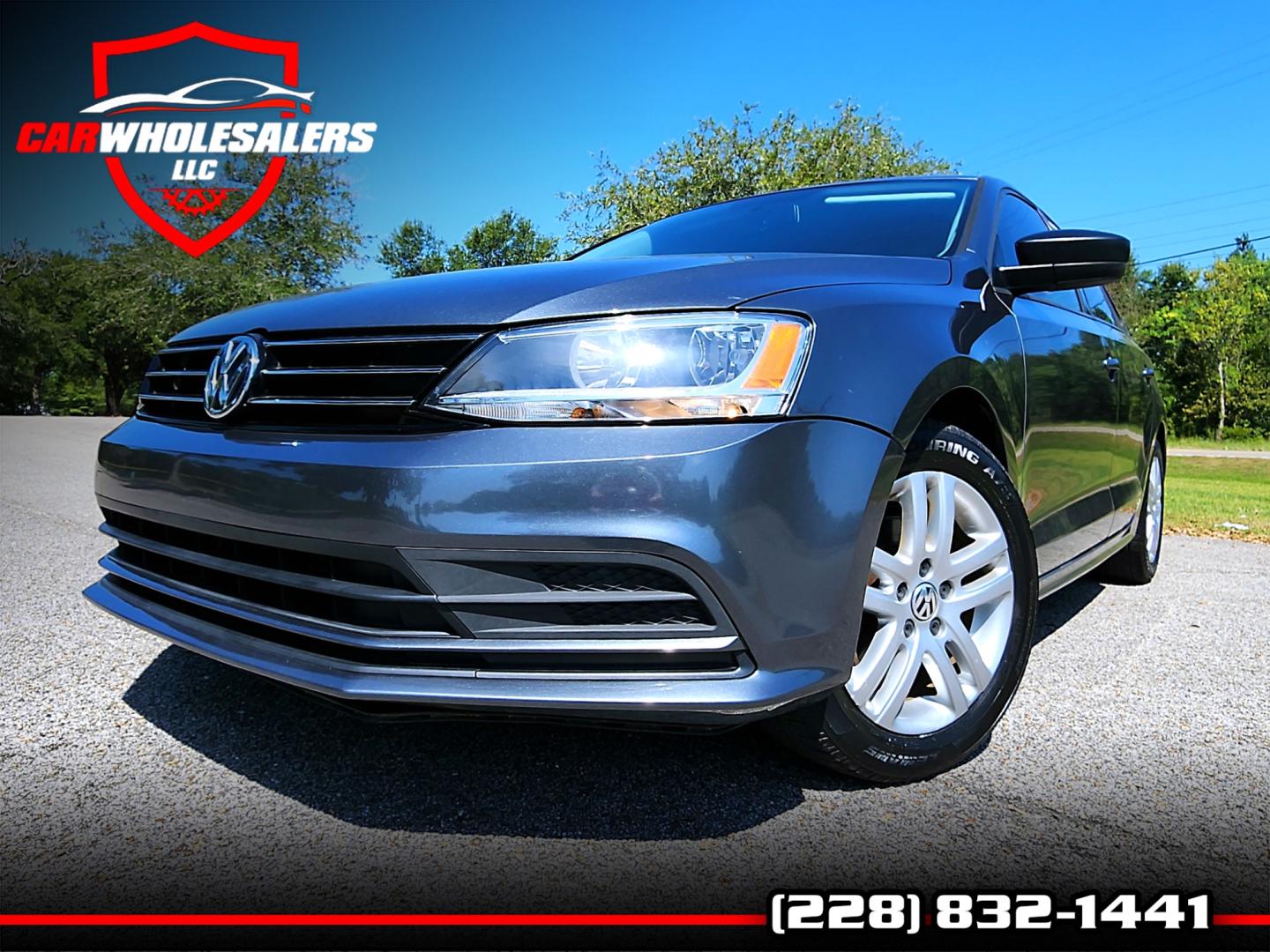 2015 Grey Volkswagen Jetta S (3VW2K7AJ0FM) with an 2.0L L4 DOHC 20V engine, Automatic transmission, located at 18001 Kellogg Rd, Saucier, MS, 39574, (228) 832-1441, 39.421459, -76.641457 - Photo#0