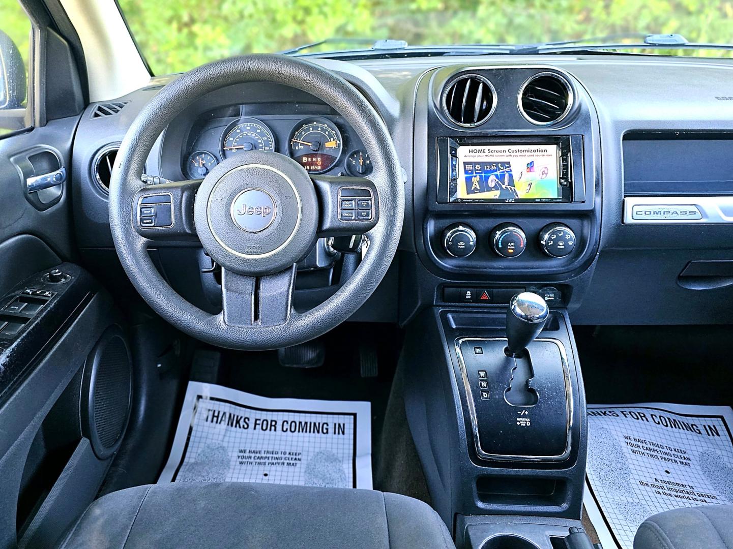 2014 Blue Jeep Compass Sport FWD (1C4NJCBA5ED) with an 2.0L L4 DOHC 16V engine, AUTOMATIC transmission, located at 18001 Kellogg Rd, Saucier, MS, 39574, (228) 832-1441, 39.421459, -76.641457 - CLEAN CARFAX !! 2014 JEEP COMPASS SPORT – JEEP Strong! - 2.0L DOHC 16V – Runs GREAT - Just Serviced! – CLEAN CARFAX Vehicle! – FUEL SAVER!! est. 30 MPG hwy! – AUTOMATIC Transmission – Ice COLD A/C – Aftermarket -AM // FM // XM // CD // USB // MP3 // BLUETOOTH Stereo  - Photo#10