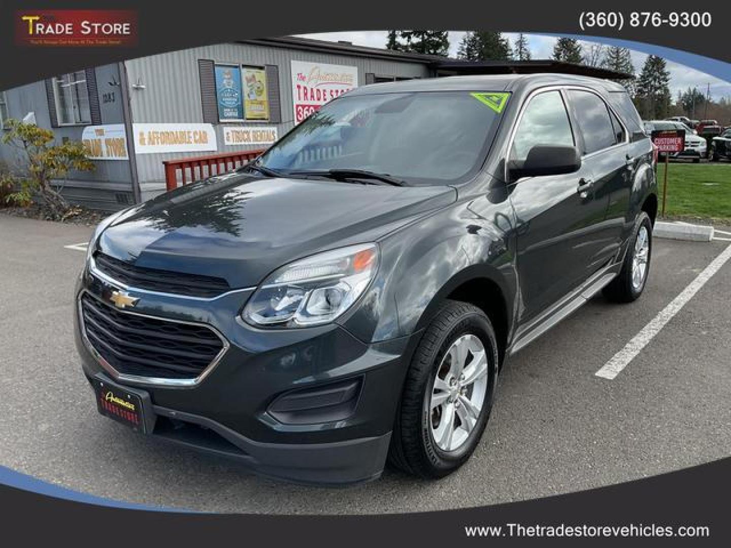 2017 Gray /Black Chevrolet Equinox LS Sport Utility 4D (2GNALBEK5H1) , Auto, 6-Spd w/OD transmission, located at 18001 Kellogg Rd, Saucier, MS, 39574, (228) 832-1441, 39.421459, -76.641457 - Photo#0