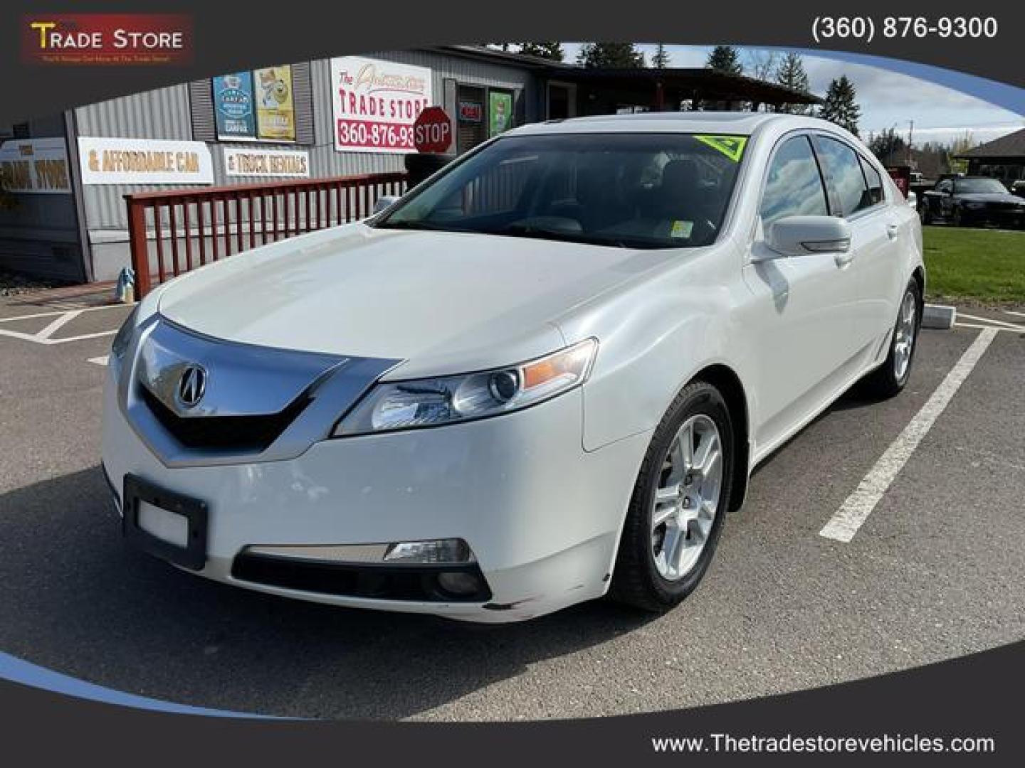 2009 White /Black Acura TL Sedan 4D (19UUA86219A) , Automatic, 5-Spd w/Overdrive and SportShift transmission, located at 18001 Kellogg Rd, Saucier, MS, 39574, (228) 832-1441, 39.421459, -76.641457 - **Dealer Statement: The Trade Store offers the nicest previously owned inventory you'll find of cars, vans, trucks and more. We offer many banks, credit unions and special financing options to fit your needs regardless of your credit, as well as sourcing of specific vehicles for qualified custom - Photo#0