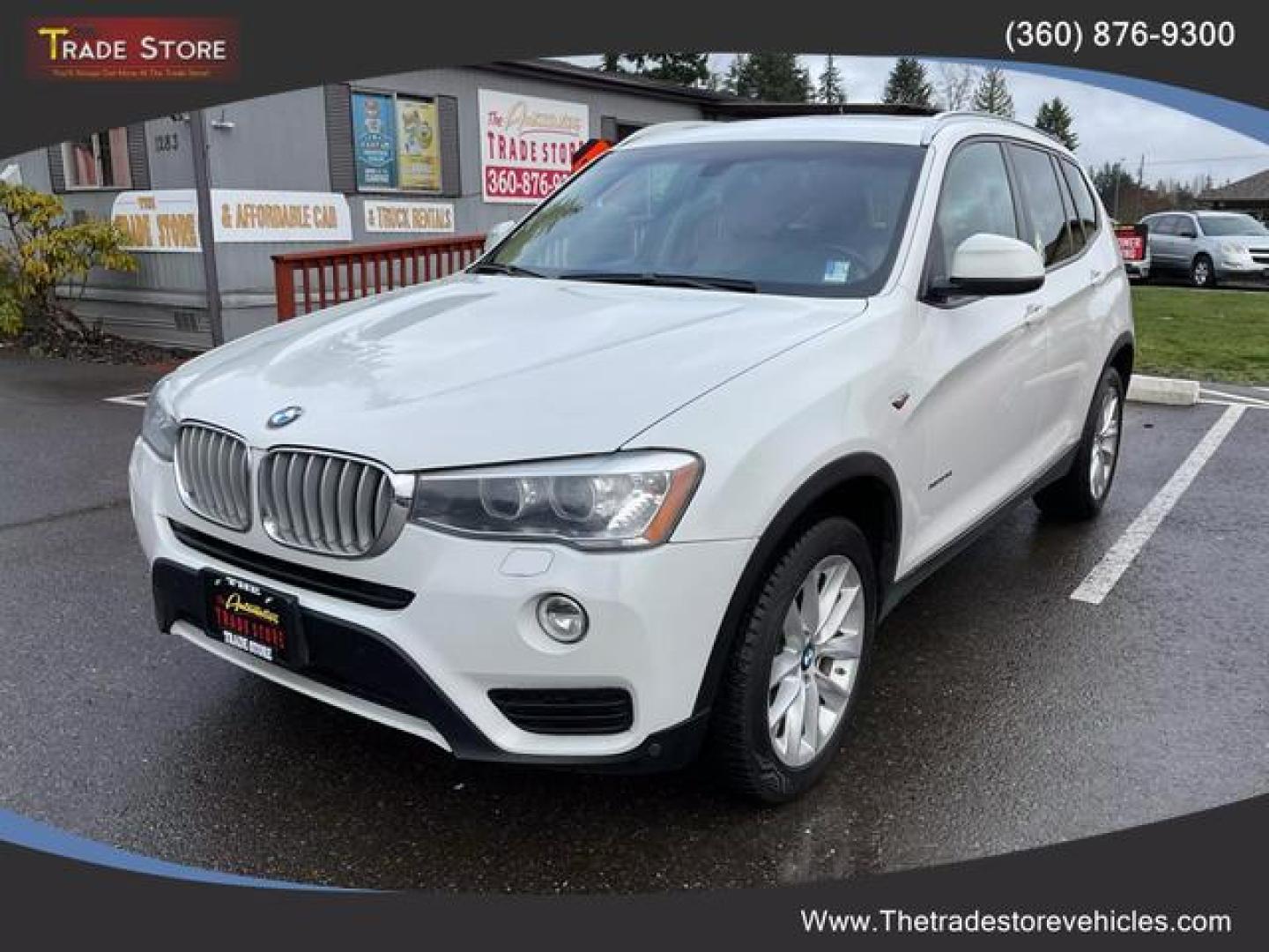 2016 White /Beige BMW X3 xDrive28i Sport Utility 4D (5UXWX9C58G0) , Auto, 8-Spd Stptrnc Spt transmission, located at 18001 Kellogg Rd, Saucier, MS, 39574, (228) 832-1441, 39.421459, -76.641457 - Photo#0