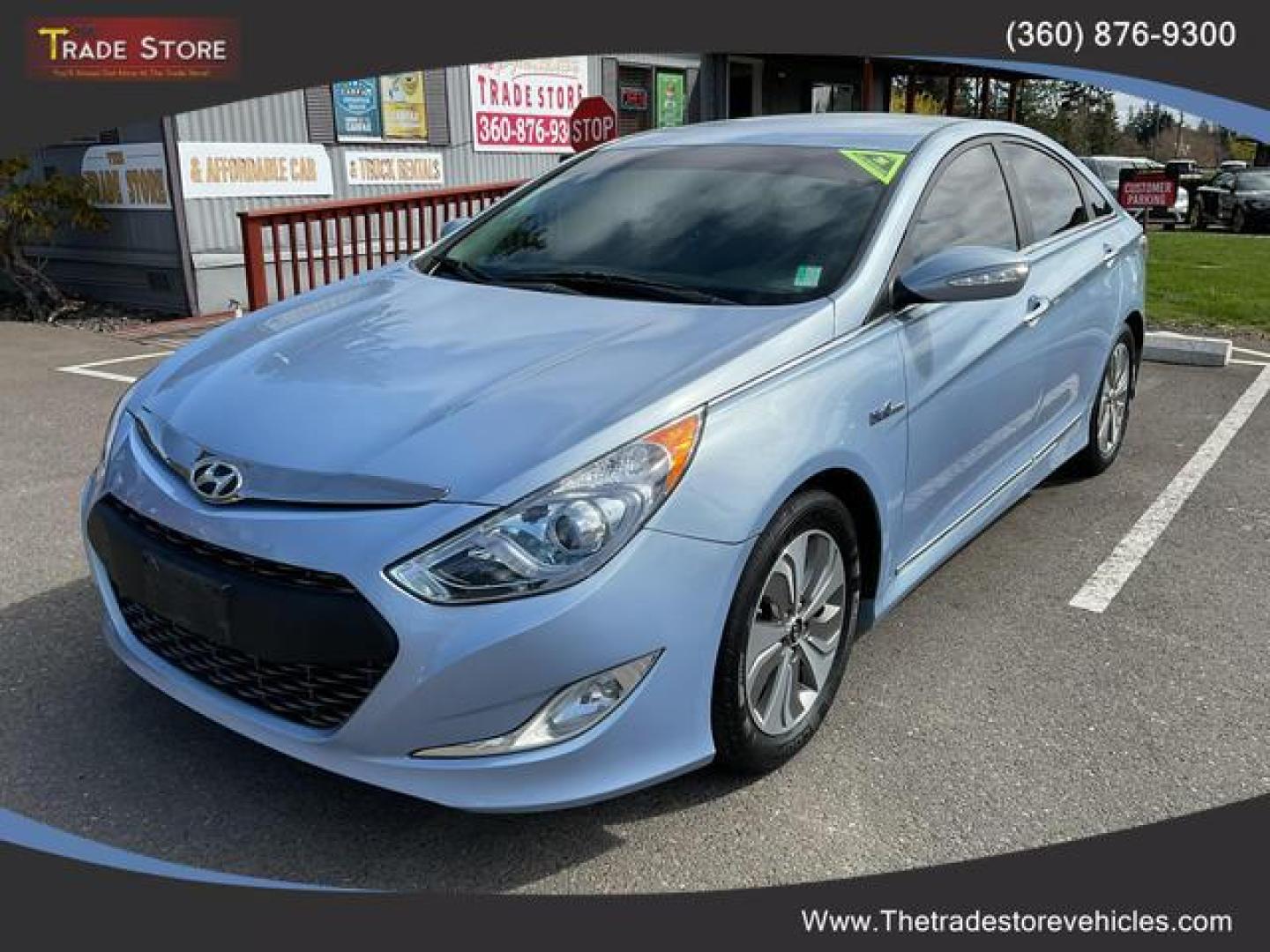 2015 Blue /Gray Hyundai Sonata Hybrid Limited Sedan 4D (KMHEC4A4XFA) , Auto, 6-Spd w/Shiftronic and Drive Mode Select transmission, located at 18001 Kellogg Rd, Saucier, MS, 39574, (228) 832-1441, 39.421459, -76.641457 - Photo#0