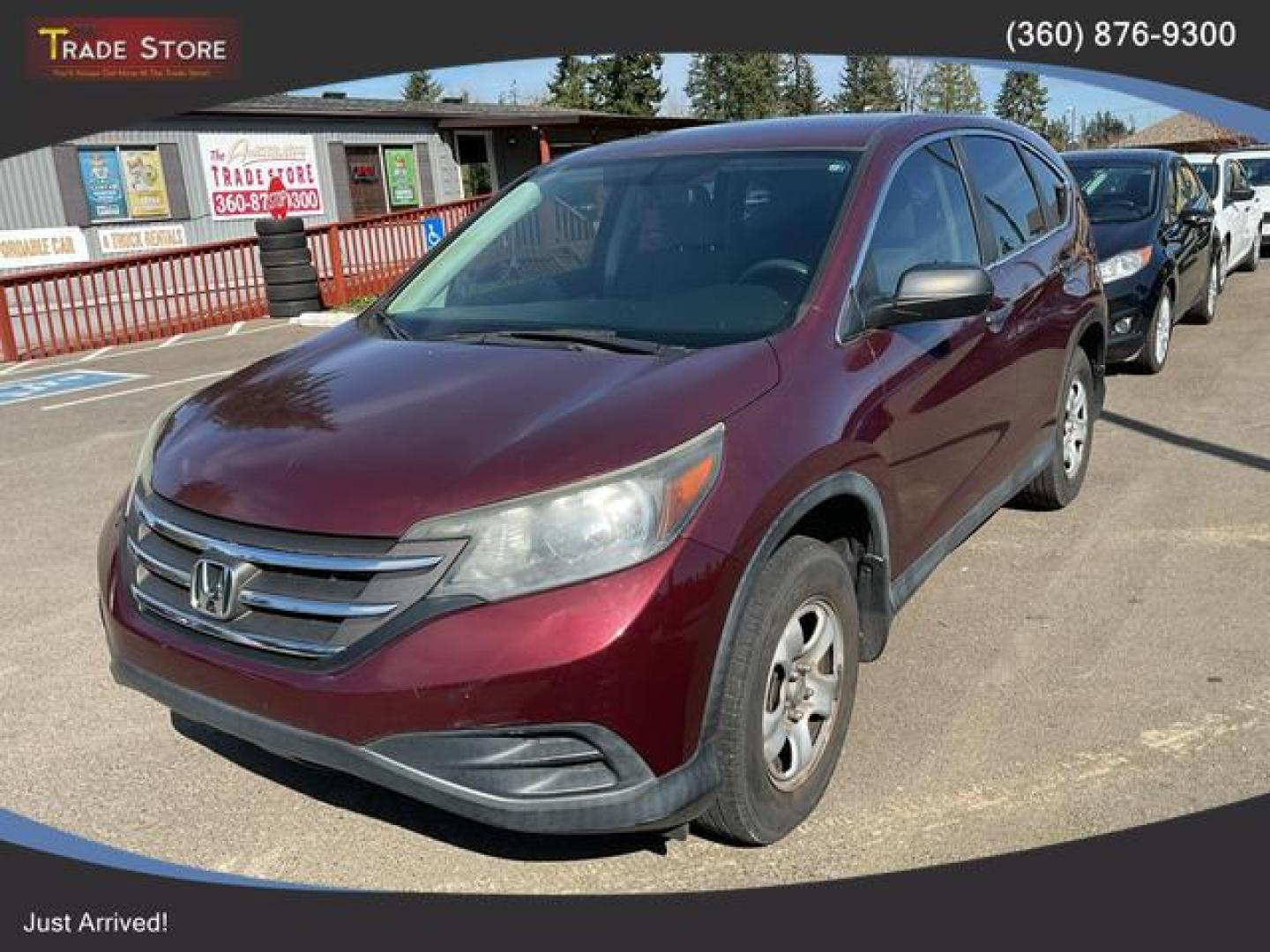 2013 Burgundy /Gray Honda CR-V LX Sport Utility 4D (5J6RM3H38DL) , Automatic, 5-Spd transmission, located at 18001 Kellogg Rd, Saucier, MS, 39574, (228) 832-1441, 39.421459, -76.641457 - **Dealer Statement: The Trade Store offers the nicest previously owned inventory you'll find of cars, vans, trucks and more. We offer many banks, credit unions and special financing options to fit your needs regardless of your credit, as well as sourcing of specific vehicles for qualified custom - Photo#0