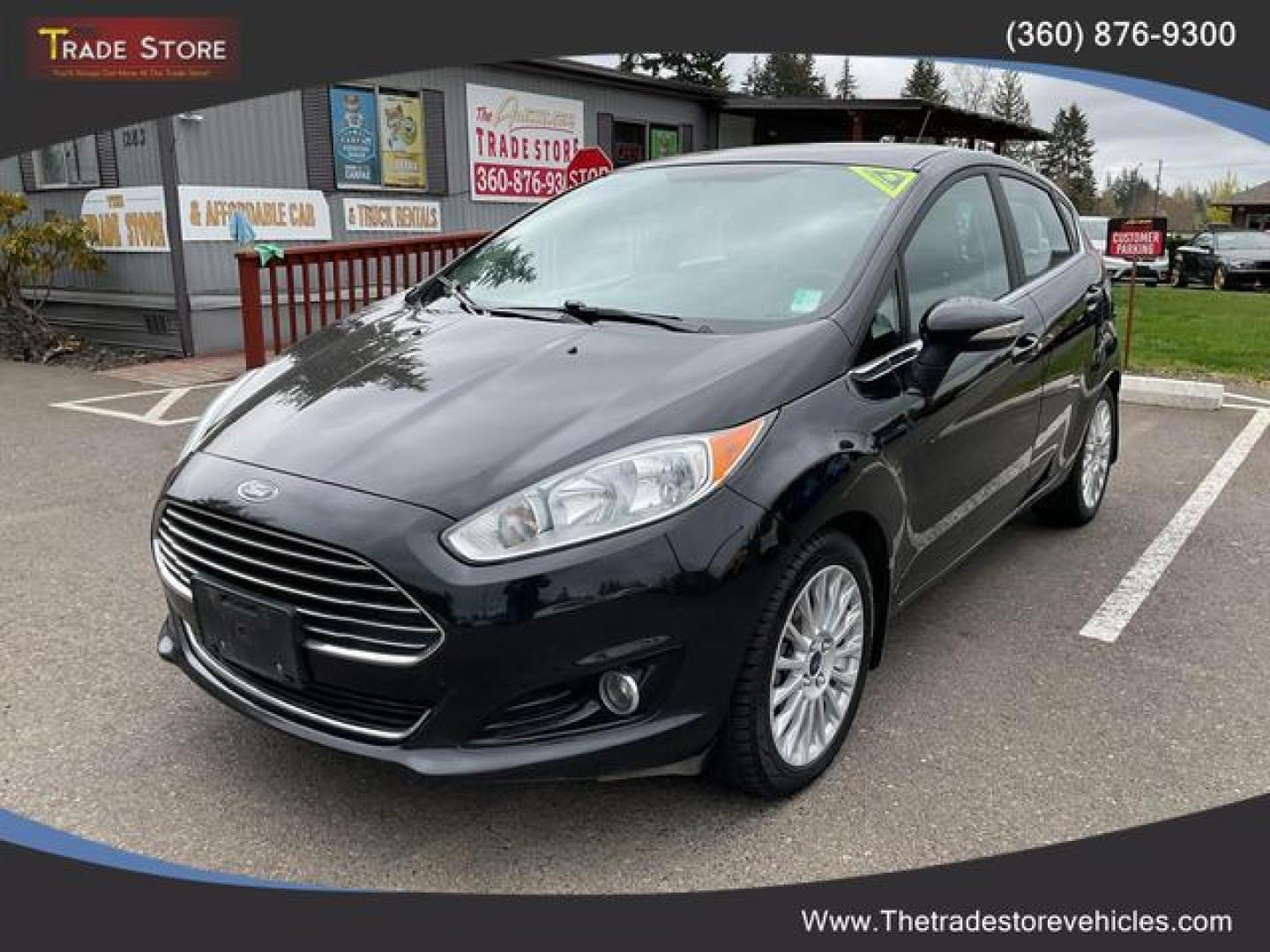 2015 Black /Black Ford Fiesta Titanium Hatchback 4D (3FADP4FJXFM) , Auto, 6-Spd SelectShift transmission, located at 18001 Kellogg Rd, Saucier, MS, 39574, (228) 832-1441, 39.421459, -76.641457 - **Dealer Statement: The Trade Store offers the nicest previously owned inventory you'll find of cars, vans, trucks and more. We offer many banks, credit unions and special financing options to fit your needs regardless of your credit, as well as sourcing of specific vehicles for qualified custom - Photo#0