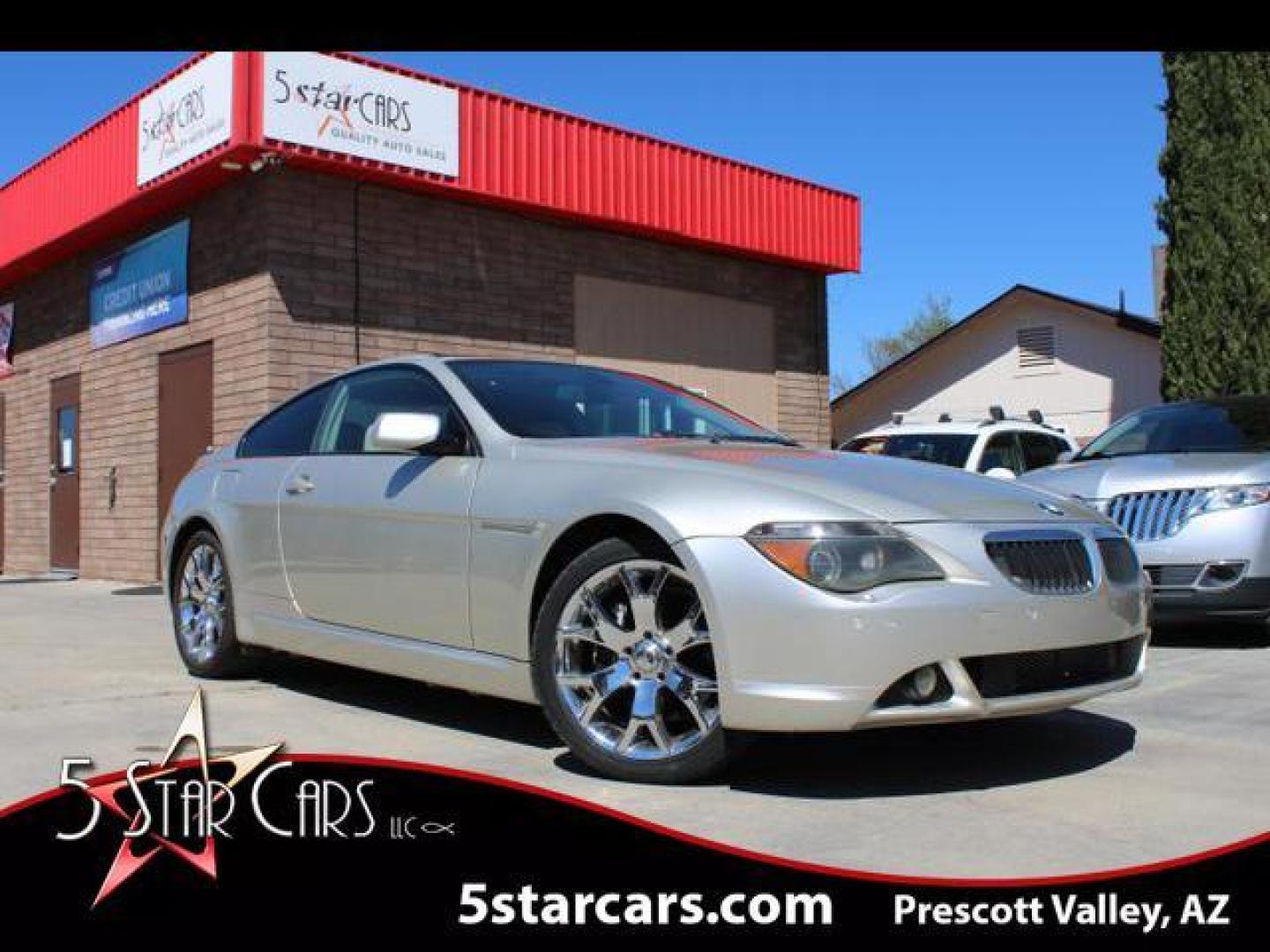 2005 Mineral Silver Metallic /Cream Beige BMW 6 Series 645Ci Coupe 2D (WBAEH73465B) , Automatic transmission, located at 18001 Kellogg Rd, Saucier, MS, 39574, (228) 832-1441, 39.421459, -76.641457 - Photo#0