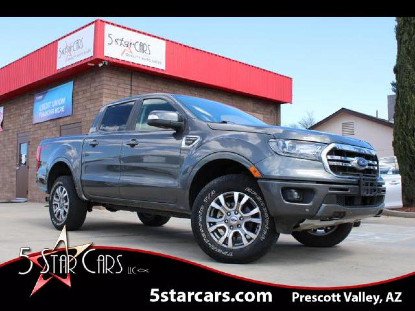 2019 Gray /Gray Ford Ranger SuperCrew Lariat Pickup 4D 5 ft (1FTER4FH4KL) , Automatic, 10-Spd w/SelectShift transmission, located at 18001 Kellogg Rd, Saucier, MS, 39574, (228) 832-1441, 39.421459, -76.641457 - ~ TEXT or CALL 928 775 5O6O ~ 5STARCARS .C0M ~** 4X4! ~ FX4 PKG! ~ TECHNOLOGY PKG! ~ TURBO ECOBOOST!** EXCELLENT CONDITION! FORD CO-PILOT 360 TECHNOLOGY!** Inspected - Tested - Professionally Serviced and Renewed!** READY for MANY MORE Years of Great Service!** 1000mile/1month WARRANTY INCLUDED o - Photo#0