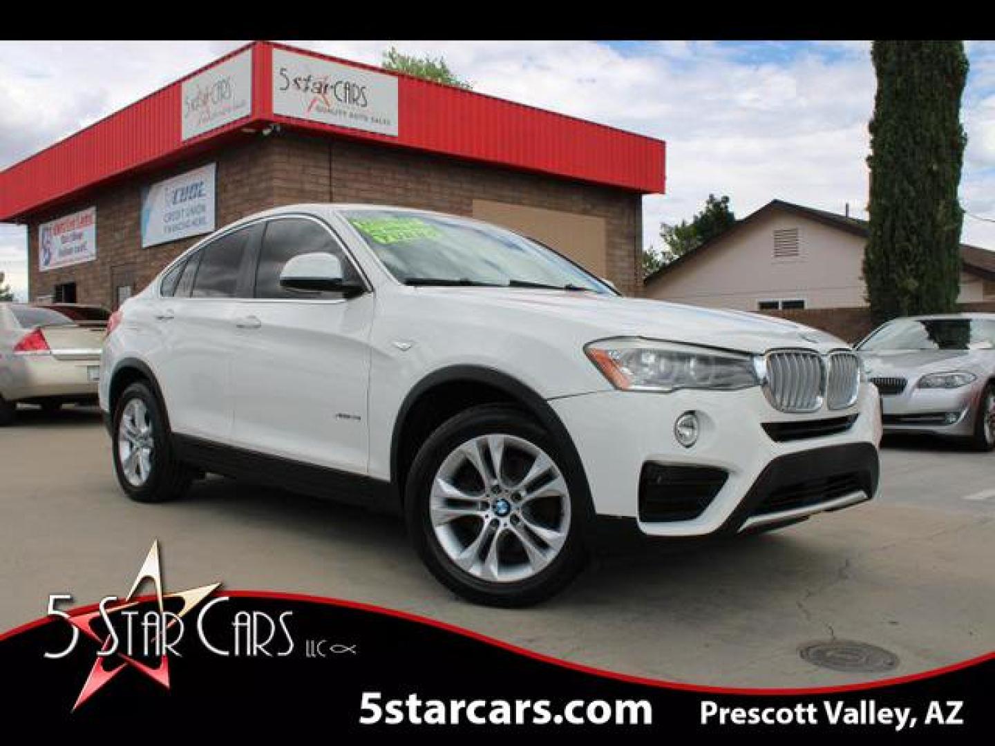 2015 Alpine White /Black Leather BMW X4 xDrive28i Sport Utility 4D (5UXXW3C52F0) , Auto, 8-Spd Spt Manual transmission, located at 18001 Kellogg Rd, Saucier, MS, 39574, (228) 832-1441, 39.421459, -76.641457 - Photo#0