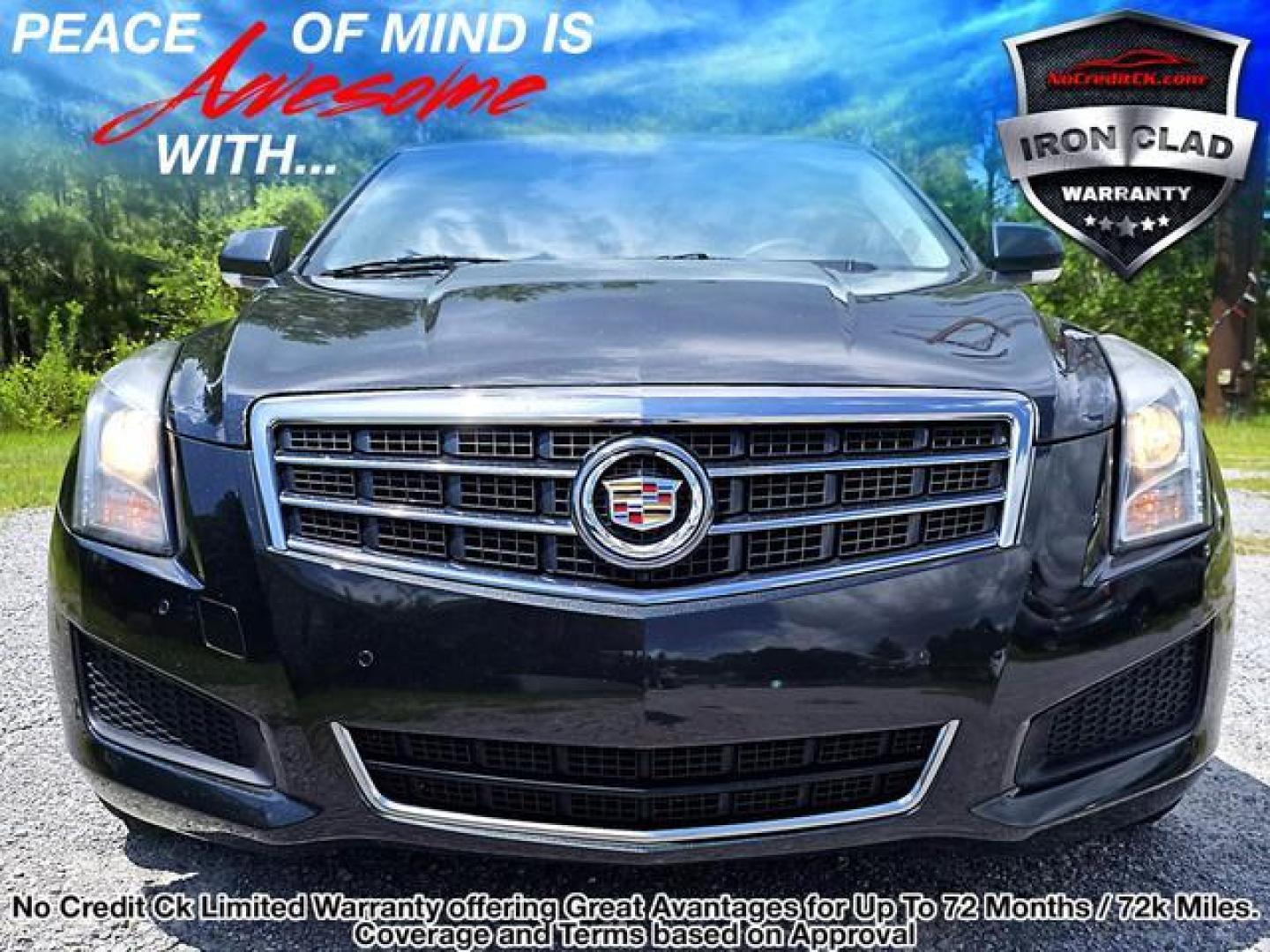 2014 Black /Gray Cadillac ATS 2.0L Turbo Luxury Sedan 4D (1G6AB5SX6E0) , Automatic, 6-Spd transmission, located at 18001 Kellogg Rd, Saucier, MS, 39574, (228) 832-1441, 139.421463, -76.641457 - Photo#1