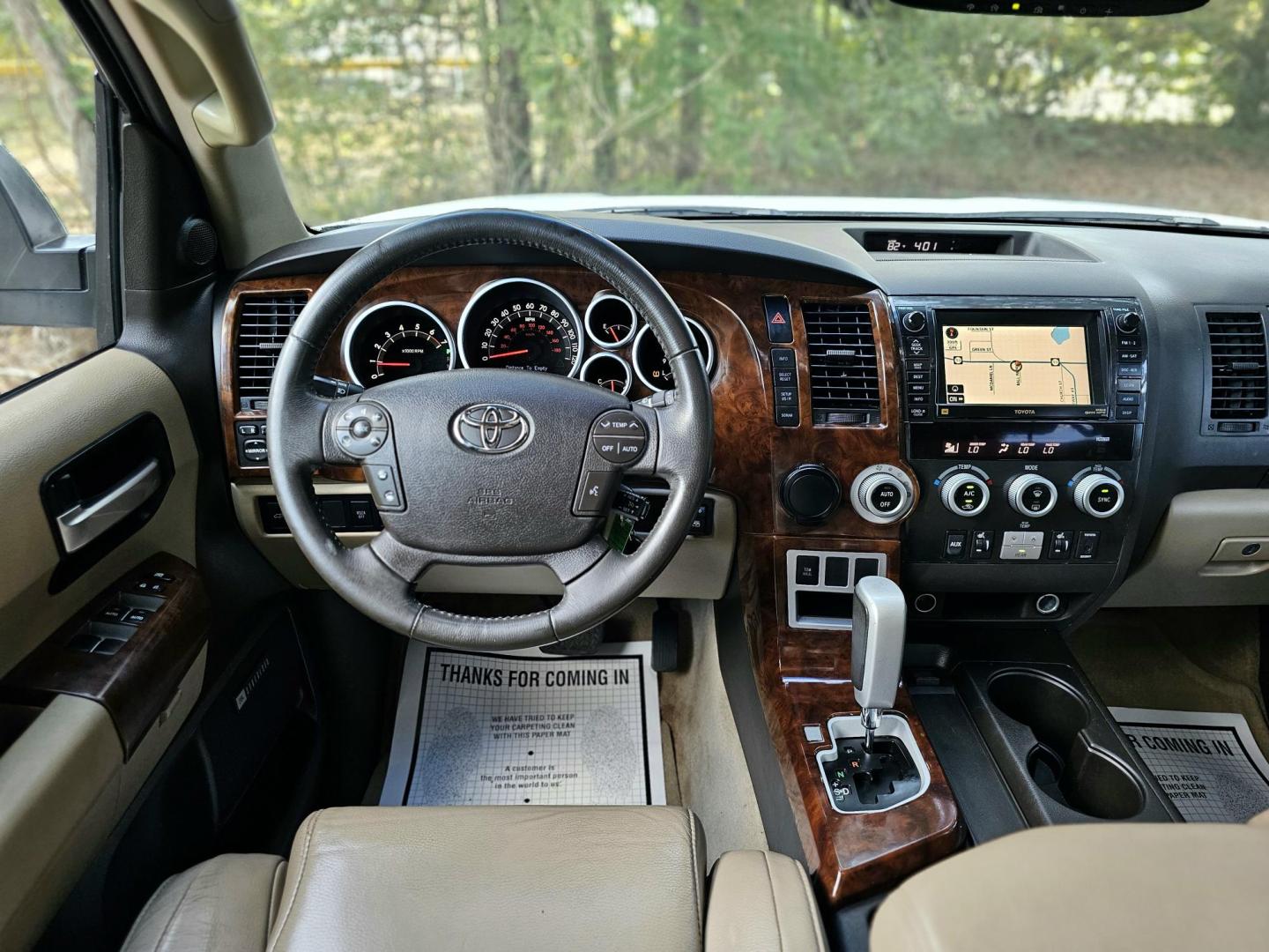 2008 White /TAN Toyota Sequoia Limited Sport Utility 4D (5TDZY68A08S) , Automatic, 6-Spd w/Overdrive transmission, located at 18001 Kellogg Rd, Saucier, MS, 39574, (228) 832-1441, 139.421463, -76.641457 - NO CREDIT CHECK * NO TURN DOWN'S **2008 Toyota Sequoia Limited Sport Utility 4D **Bad Credit No Problem!*** No Credit No Problem*** Repossession No Problem***Taxes and Tags Included*** $2,800 DOWN cash or trade* LOW MILES 141,961 *FREE 12 Months Dealer Limited Warranty Service Contract***FREE - Photo#22